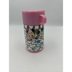 Disney Mickey & Minnie Vintage Aladdin Thermos – Thermos Only – Light Fading